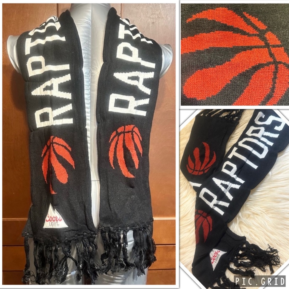 Toronto Raptors Coors Light scarf NWOT